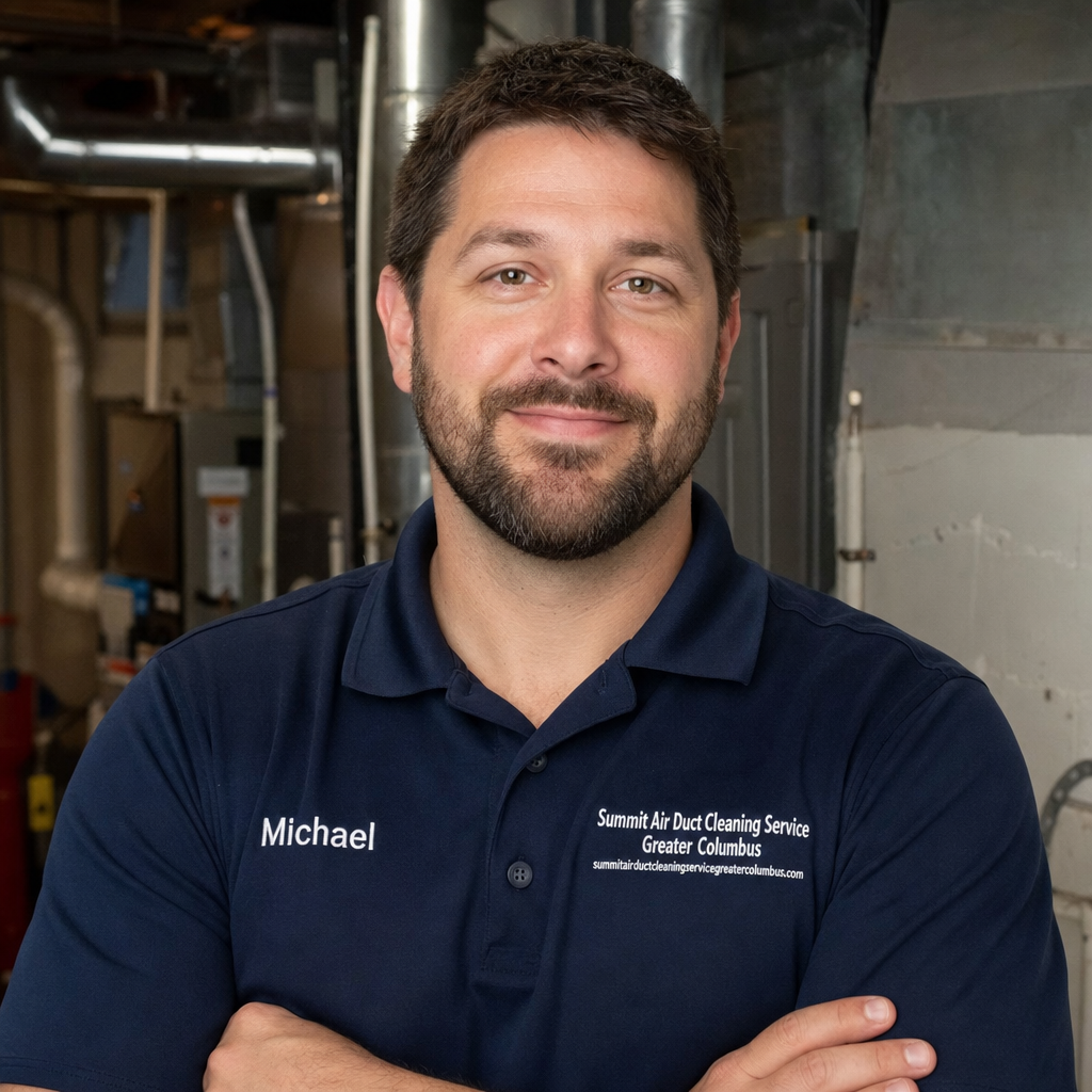 Michael Brown, owner of Summit Air Duct Cleaning Service Greater Columbus